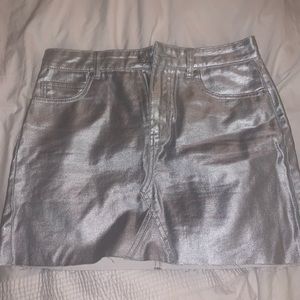 Silver skirt size medium